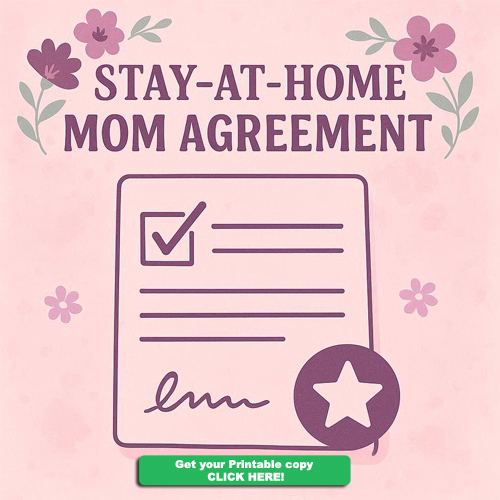 Stay at Home Mom Job Agreement